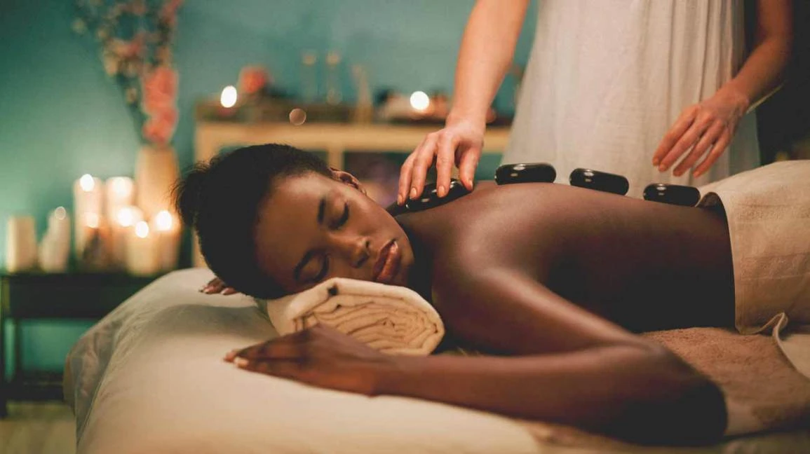 Hot stone massage at Areesha Thai Spa Gulshan